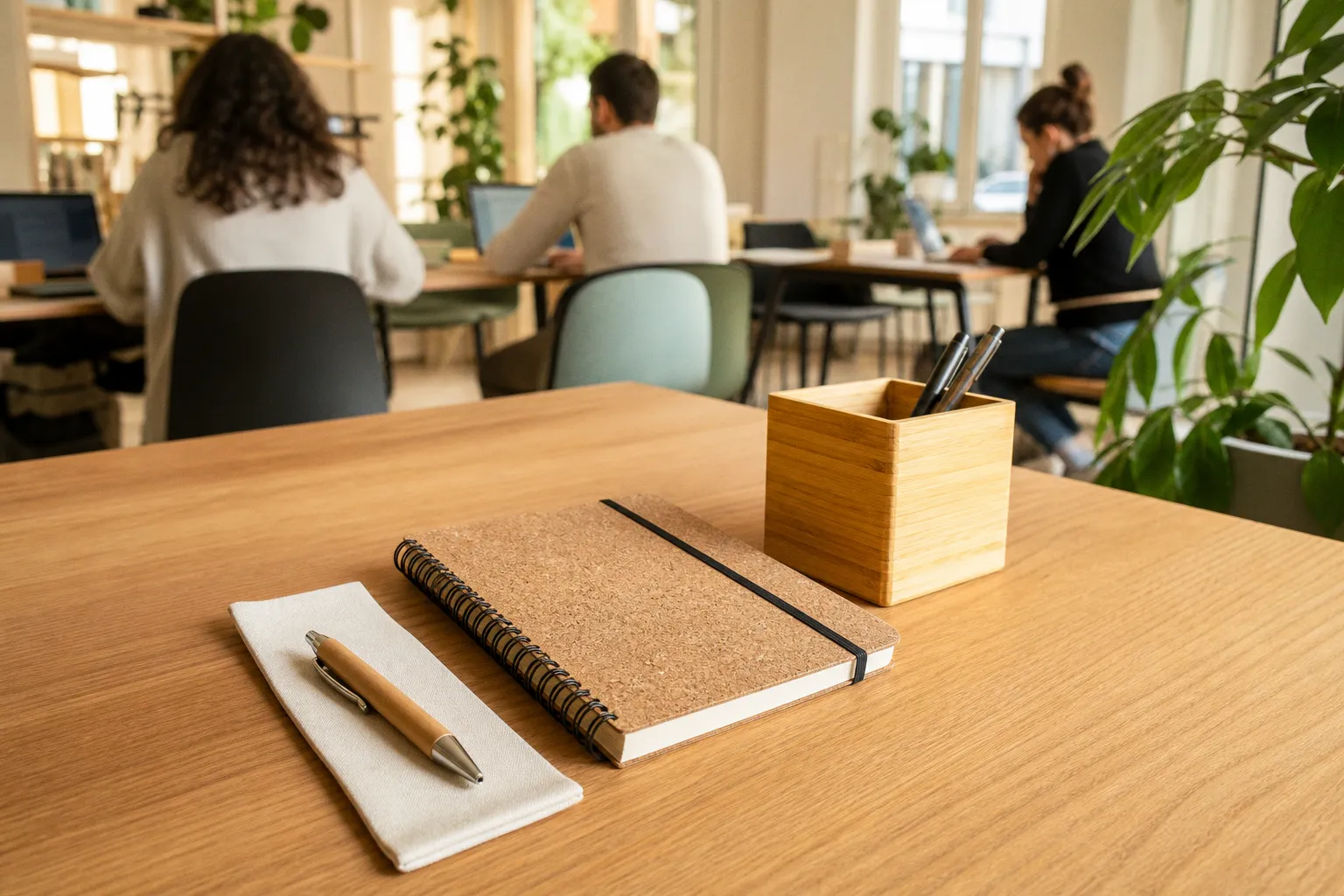 Accessoires de bureau RSE : trois matières pour vos équipes