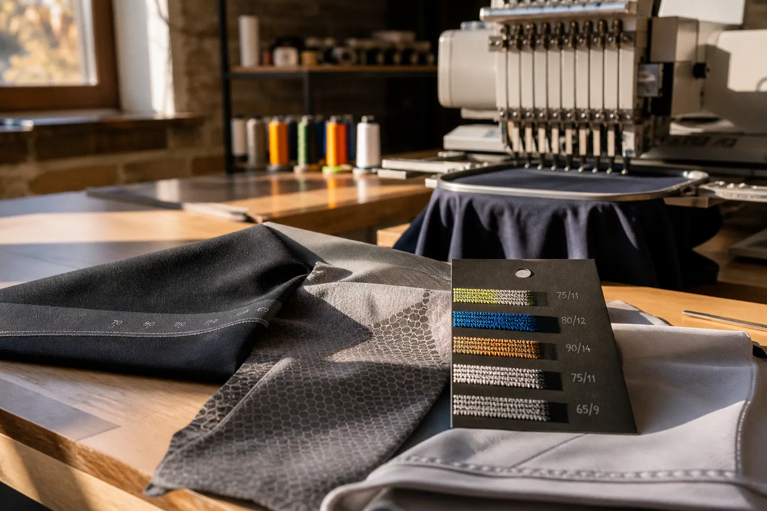 Broderie industrielle : adapter vos réglages aux textiles techniques modernes