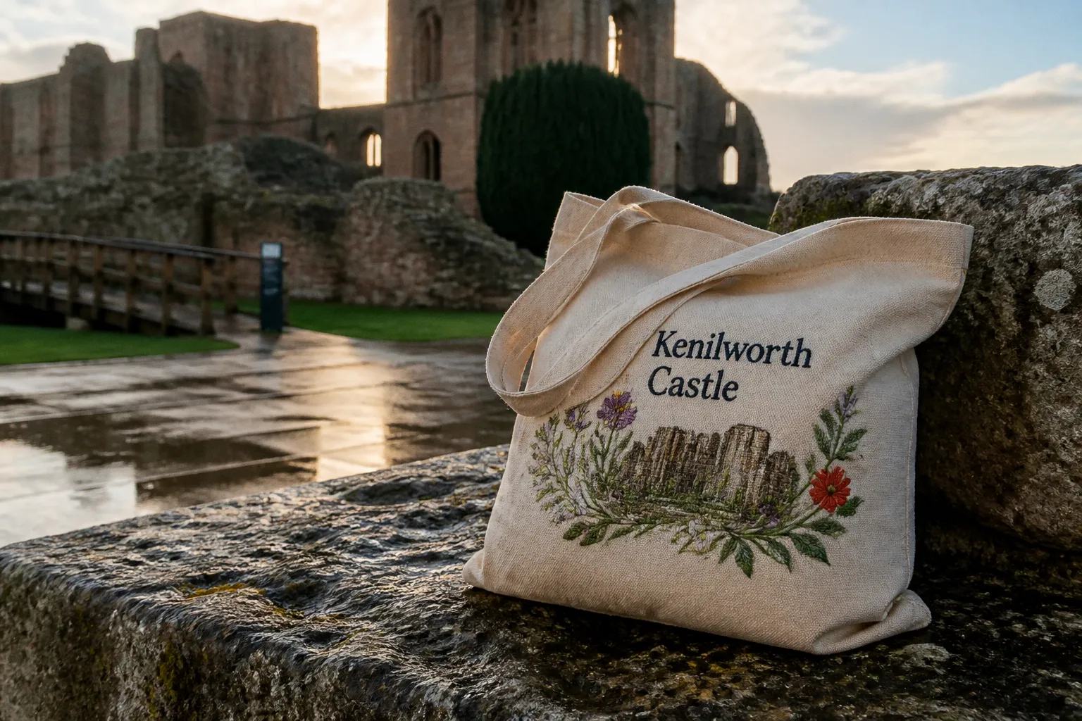Château de Kenilworth : calcul de l'empreinte RSE d'une visite