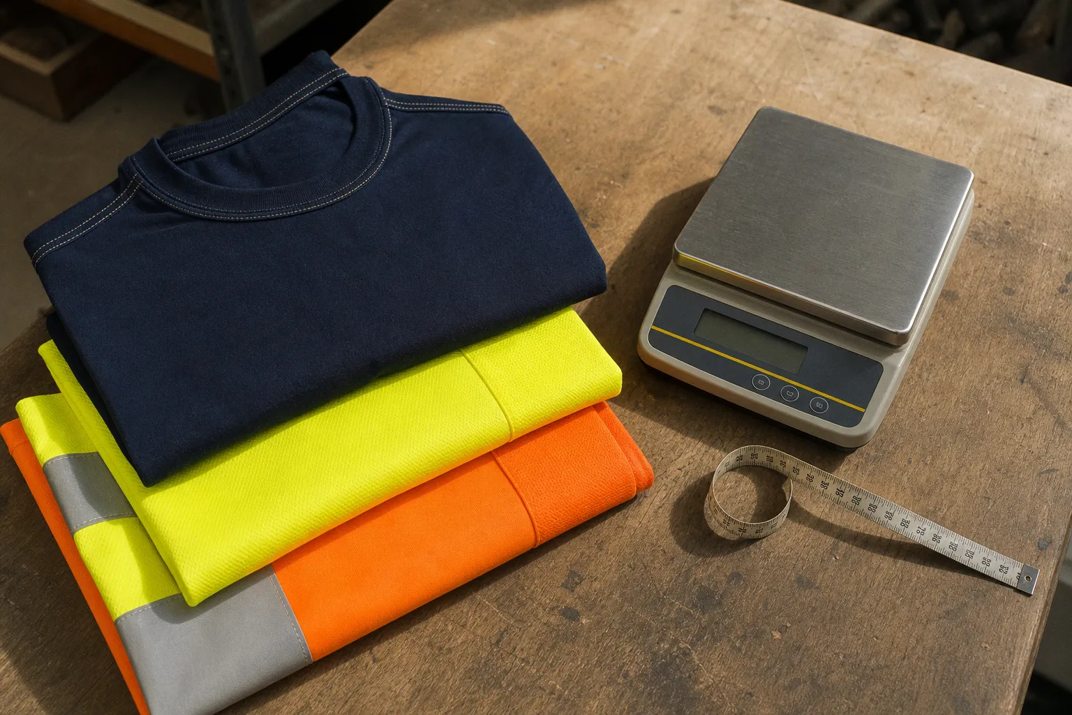 Grammage du t-shirt de travail : quel poids pour quel métier ?