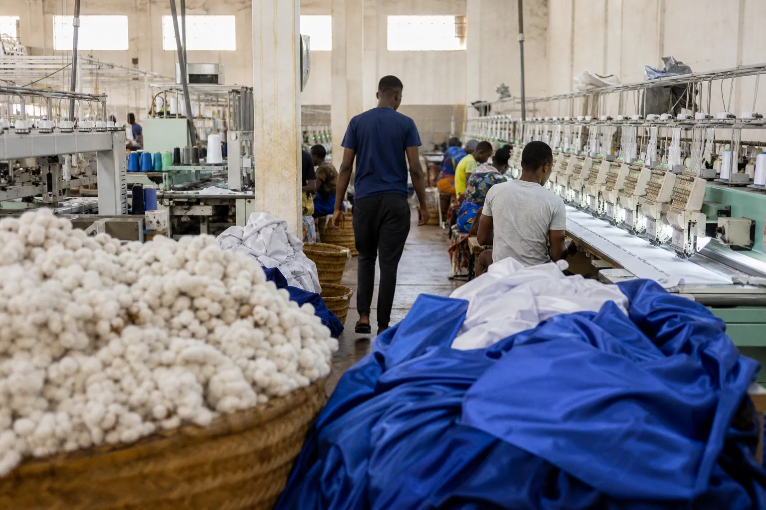 Industrie textile en Afrique : le duel entre coton et polyester