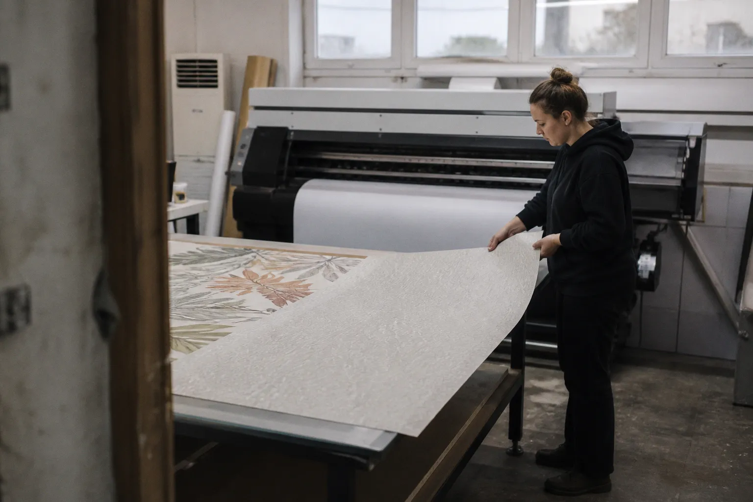 Kridia ArtPrinting révolutionne le papier peint texturé en Albanie grâce à la technologie Dimense
