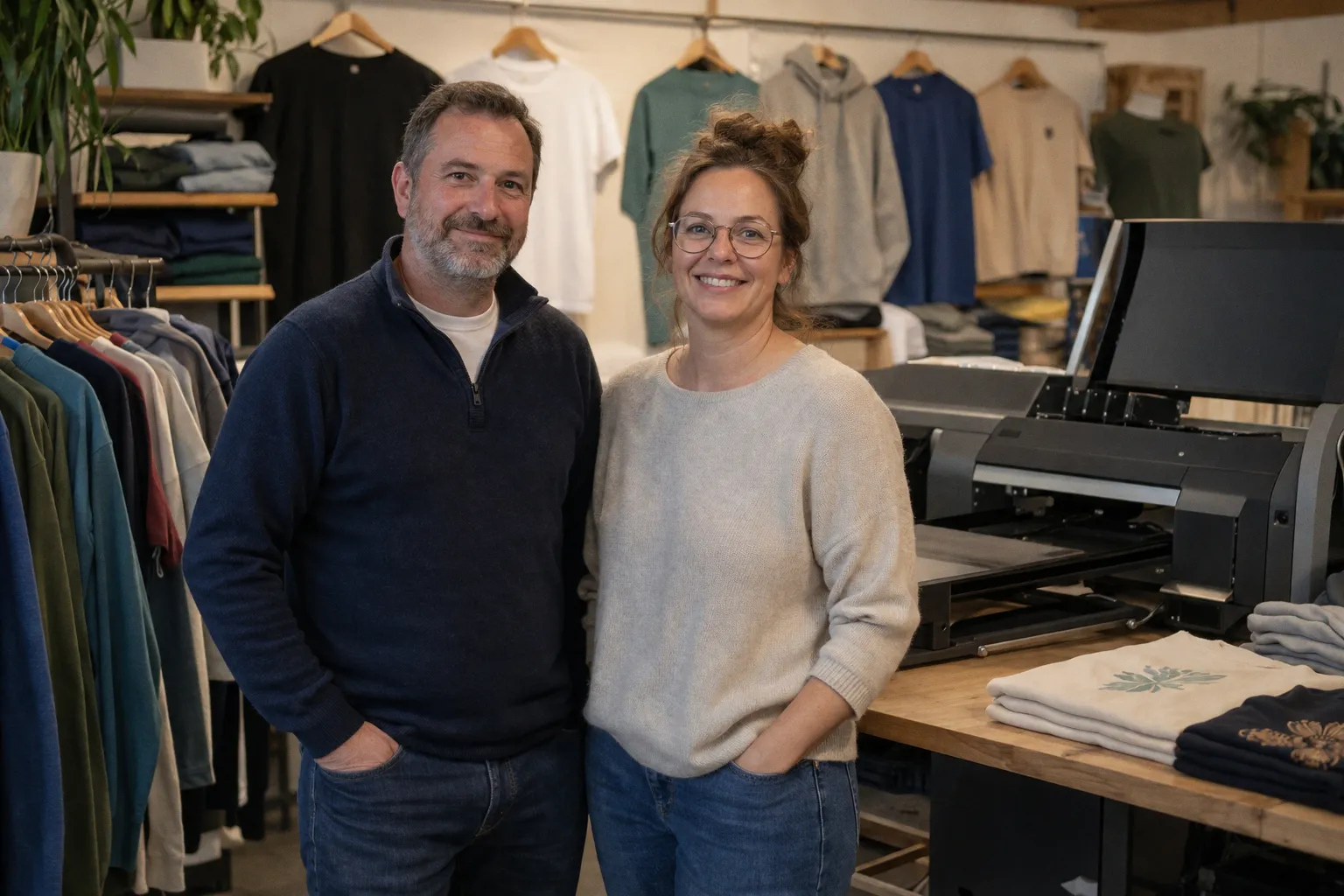 L'essor des imprimantes textiles hybrides DTG et DTF en atelier