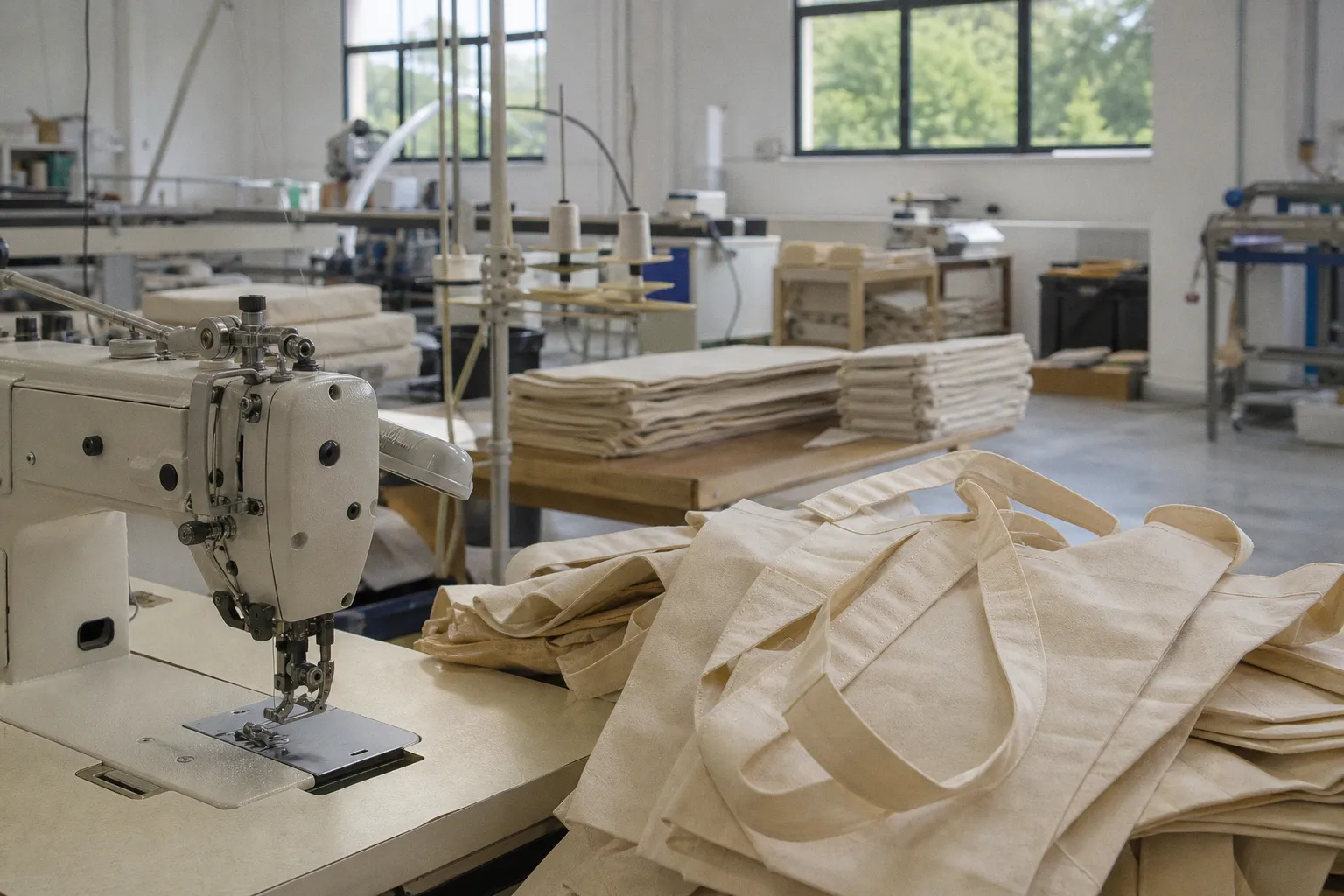 Lancer une unité de production de sacs en coton : budget, machines et plan d'affaires