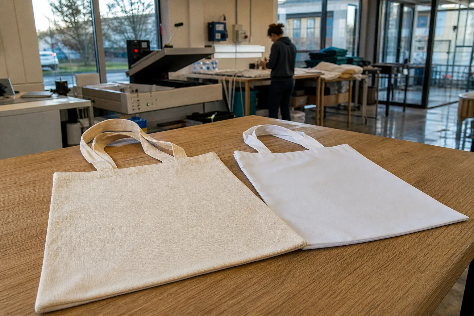 Tote bag en coton ou polyester : le choix selon l'usage